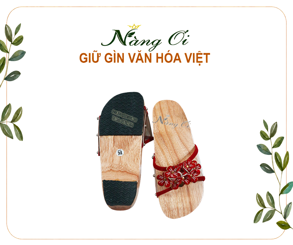guốc gỗ Việt Nam mang đậm phong cách truyền thống